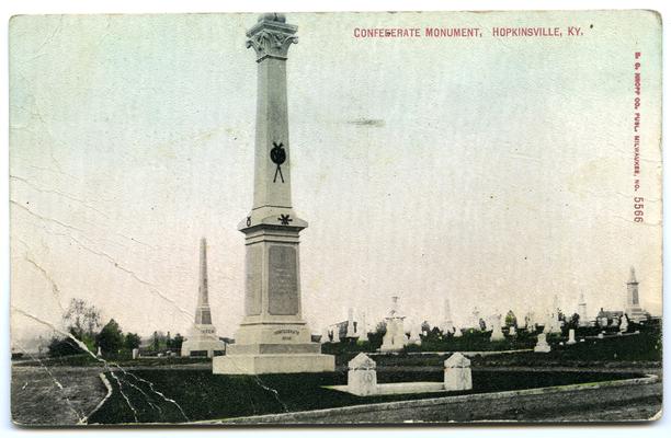 Confederate Monument. [Damaged by Wrinkling]
