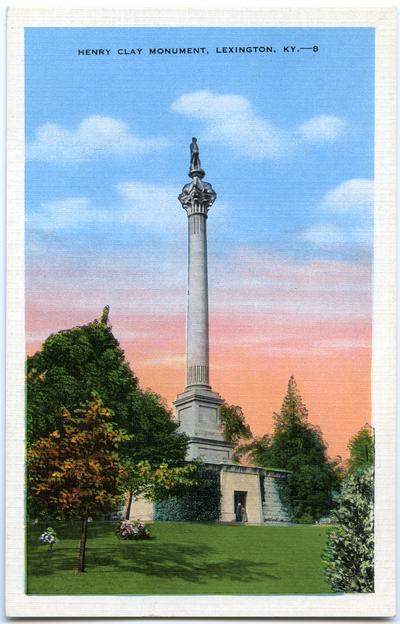 Henry Clay Monument. 2 copies