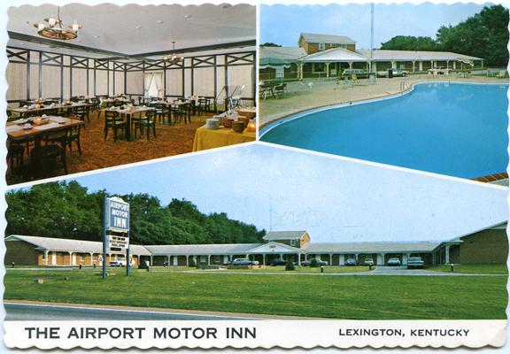 THE AIRPORT MOTOR INN. (Printed verso reads: 