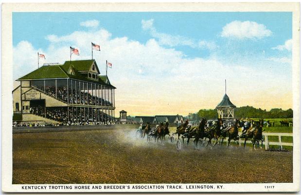 Kentucky Trotting Horse and Breeder's Association Track. 3 copies