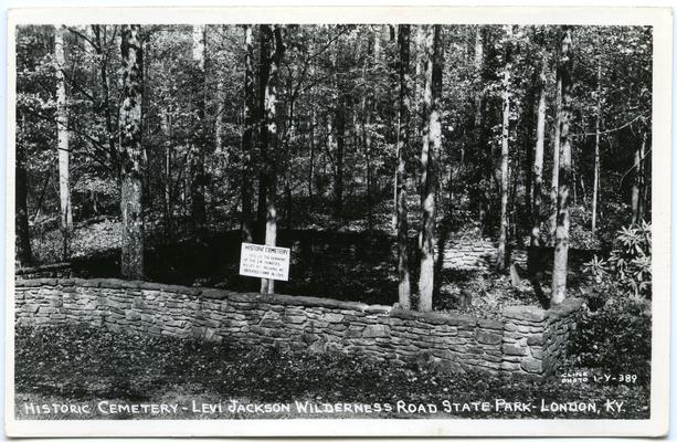 Historic Cemetery, Levi Jackson State Park. 2 copies