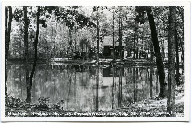 Mill Pond, McHargue Mill, Levi Jackson Wilderness Road State Park