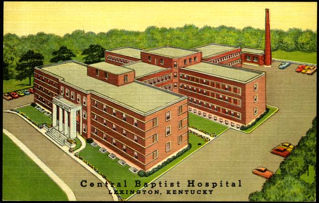 CENTRAL BAPTIST HOSPITAL. (Printed verso reads: 