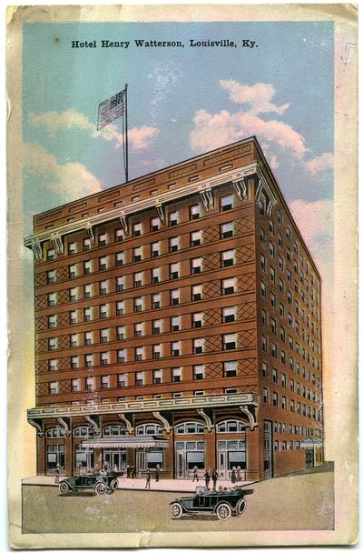 Hotel Henry Watterson. (Printed verso reads: 