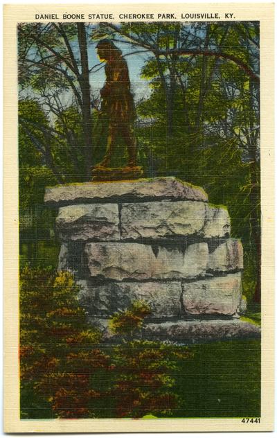 Daniel Boone Statue, Cherokee Park