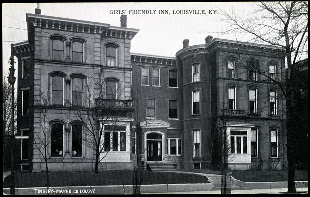 Girls' Friendly Inn. (Printed verso reads: 