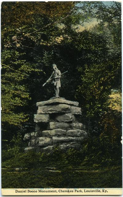 Daniel Boone Monument, Cherokee Park