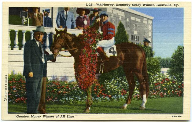 Whirlaway, Kentucky Derby Winner. 