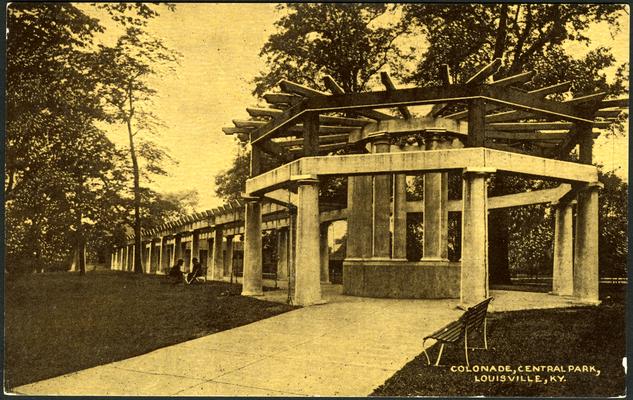 Colonnade, Central Park. [Same Print As Box 8 No. 428]