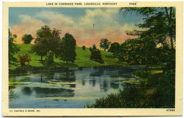 Lake in Cherokee Park