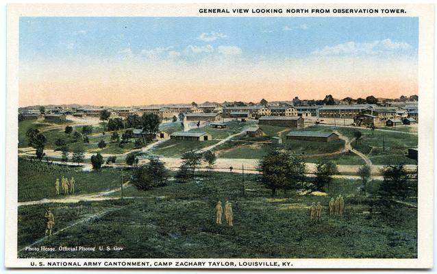 U.S. National Army Cantonment, Camp Zachary Taylor. General View Looking North From Observation Tower