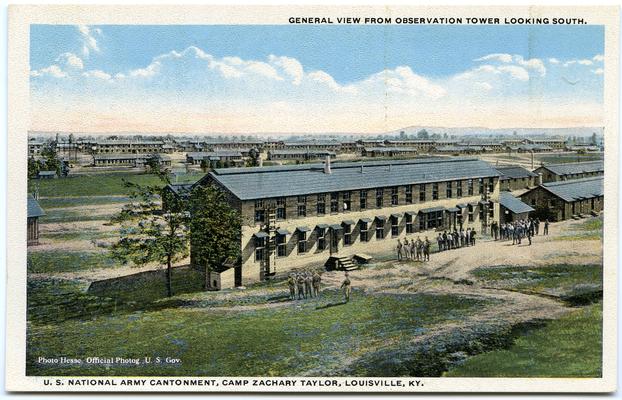 U.S. National Army Cantonment, Camp Zachary Taylor. General View From Observation Tower Looking South