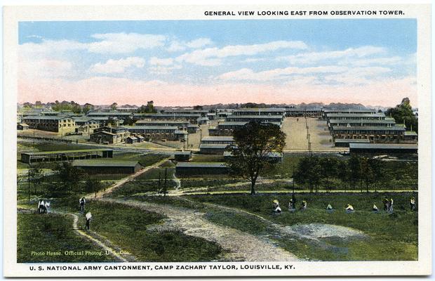 U.S. National Army Cantonment, Camp Zachary Taylor. General View Looking East From Observation Tower