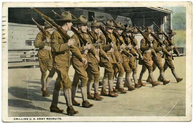 Drilling U.S. Army Recruits