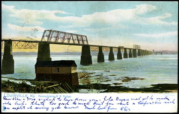 Pennsylvania R.R. Bridge. (Printed verso reads: 