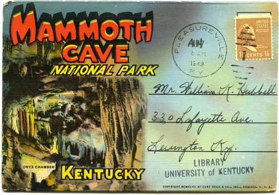 Mammoth Cave National Park. [Fold-Out Mailer Containing 19 Prints.]
