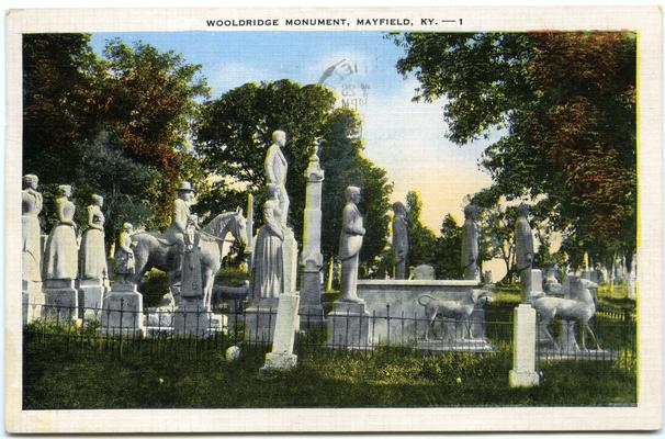 Wooldridge Monument. (Printed verso reads: 