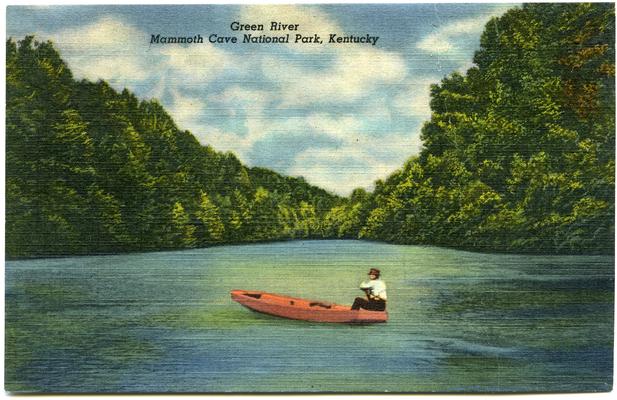 Green River, Mammoth Cave National Park. (Printed verso reads: 