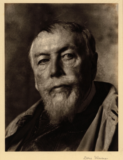 Frederick Villers.  Head shot of elderly, bearded man in coat