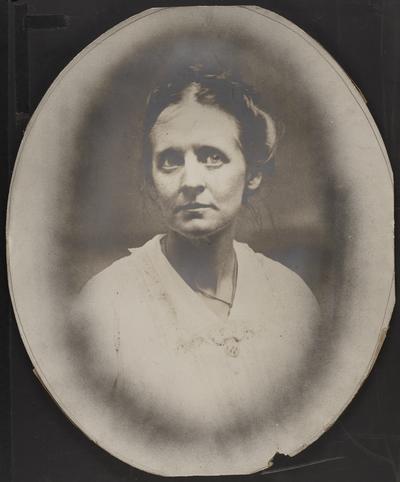 Mary Neville, large portrait from a photograph taken in Atlantic City