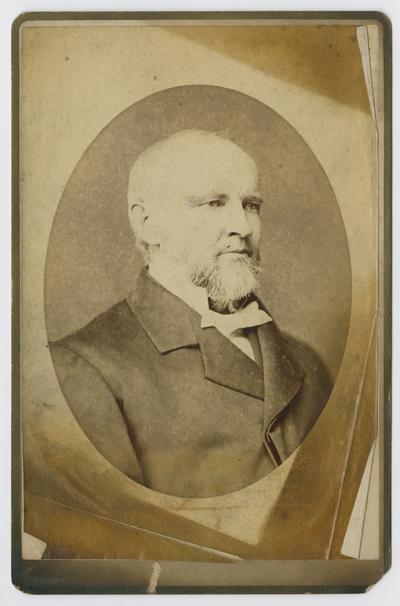 John Henry Neville, born in Nov. 1827. The year when this photograph was made is forgetten. -Linda Neville, his daugher