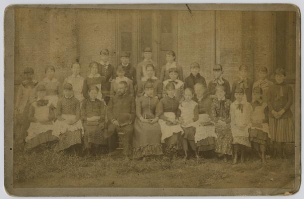 Mary Neville and Latin Class of 1881-82