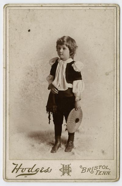 Francis Clark Harrington- portrait taken at Hodges studio in Bristol, Tennessee