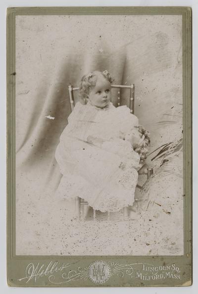 Margaret Preston Johnston's relative- portrait taken at Willis Studio in Milford, Massachusetts