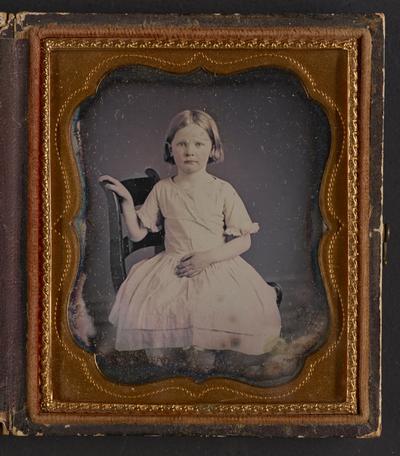 Female, unknown- ambrotype