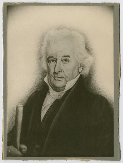 Edward Payne, father of Daniel McCarty Payne, reproduction of a painting