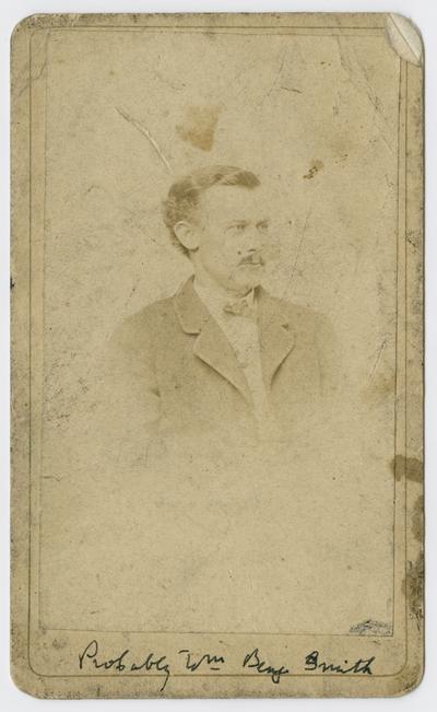 Probably William Smith, photographed at the Mullen studio in Lexington, Kentucky