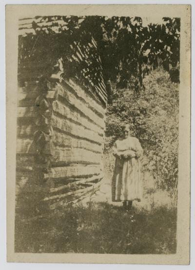 Female, unknown: One of Miss Robbin's neighbors, mother of 18 children