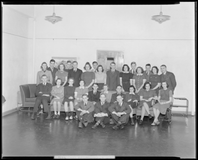 Young Men's Christian Association (YMCA), Sophomore                             Commission, (1940 Kentuckian) (University of Kentucky); group                             portrait