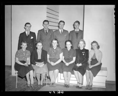 Guignol Staff, (1940 Kentuckian) (University of Kentucky); group                             portrait