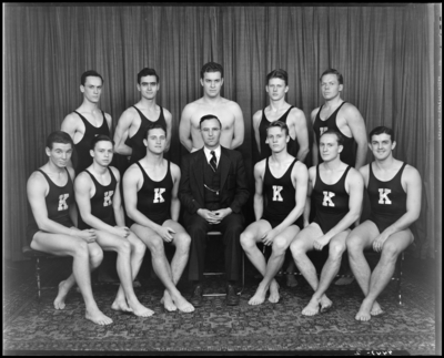 Swimming Team, (1940 Kentuckian) (University of Kentucky); member                             group portrait