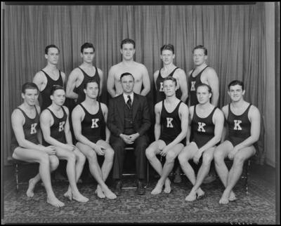 Swimming Team, (1940 Kentuckian) (University of Kentucky); member                             group portrait