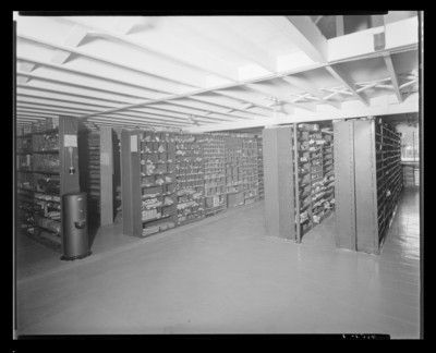 Goodwin Brothers, 444-450 East Main; interior view of                             stockroom