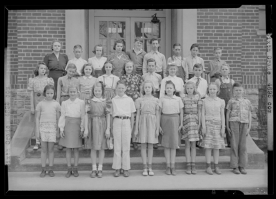 North Middletown High (School); exterior, Sixth (6th) Grade,                             group portrait