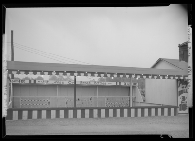 Joyland Park; Hit Miss or Break Bottles booth