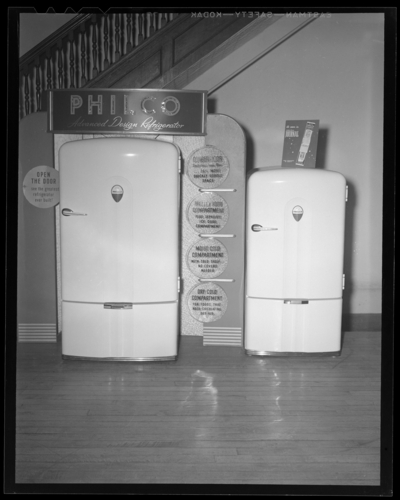 J.D. Purcell Company (department store, 320-330 West Main);                             interior display for Philco Refrigerators; requested by Ladies Home                             Journal