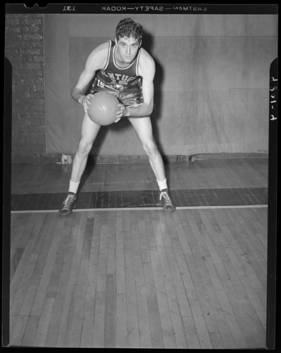 Varsity Basketball Team, (1942 Kentuckian) (University of                             Kentucky); interior, individual player