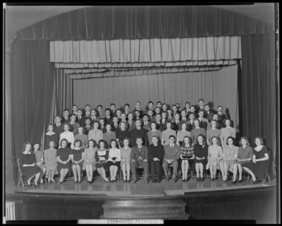Newman (Norman) Catholic Club, (1942 Kentuckian) (University of                             Kentucky); St. Catherine Academy; interior, group portrait