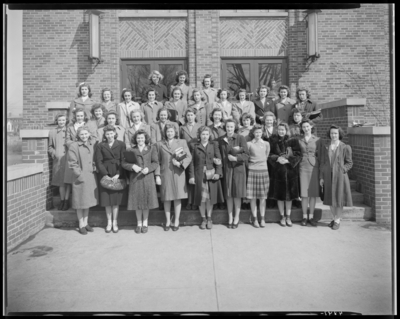 Dutch Lunch Club, (1942 Kentuckian) (University of Kentucky);                             Union Building Cafe, exterior; group portrait