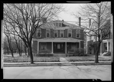 Delta Zeta Sorority, (1942 Kentuckian) (University of Kentucky);                             exterior of house
