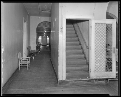Engineering & Construction Division; Eastern State                             Hospital, 627 West Fourth (4th); building, interior; corridor and                             stairs