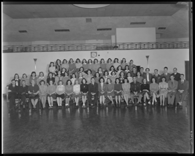 Student Union Committee Members, (1943 Kentuckian) (University of                             Kentucky); Student Union, interior; member group portrait