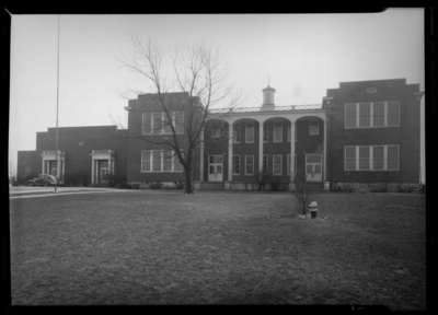 Burgin High School & Grade School; building;                             exterior
