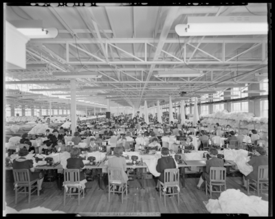 Irving Air Chute; parachute factory; interior