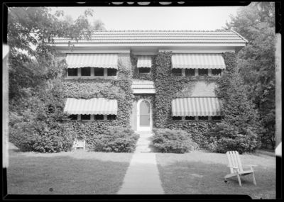 John Y. Brown House, 1226 Eldemere Road; W.C. Lawwill Company;                             exterior front corner of house