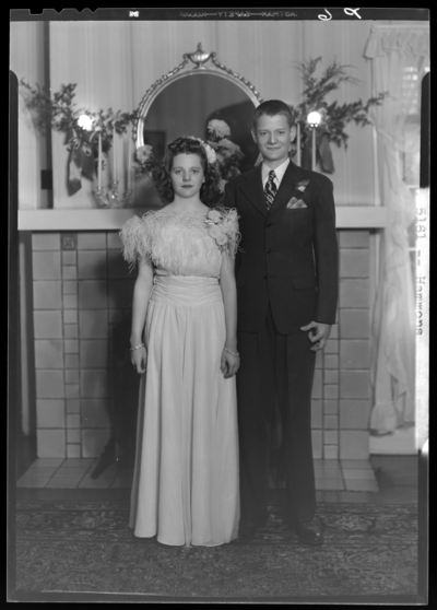 Mrs. R.B. Batson ; pictures of Rev. & Mrs. J. H. Hammons                             anniversary; couple